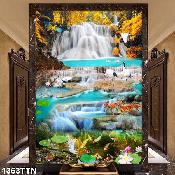 ( Rẻ vô địch ) Tranh dán tủ lạnh , trang trí phòng khách