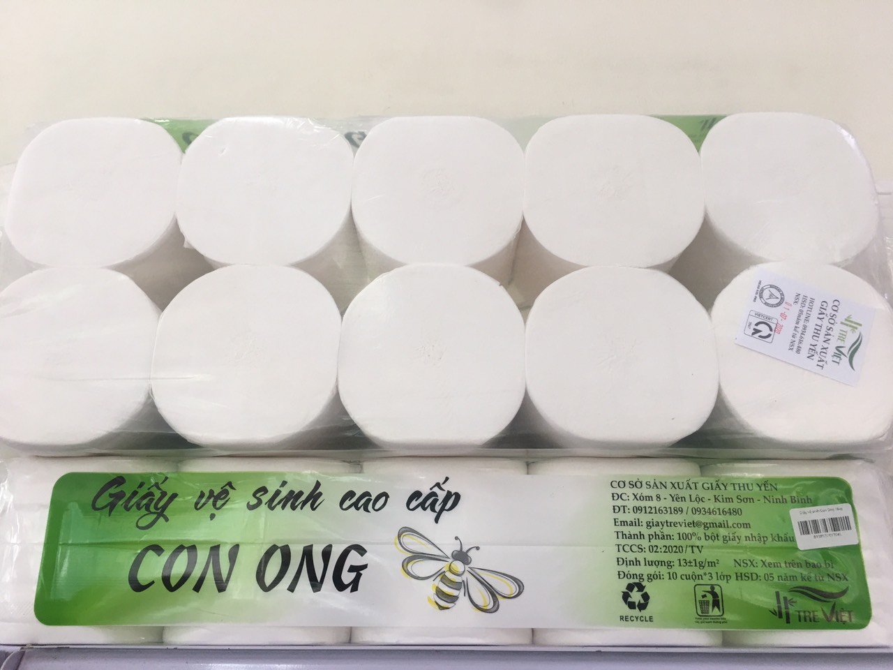 Giấy Vệ Sinh Con Ong - cao cấp