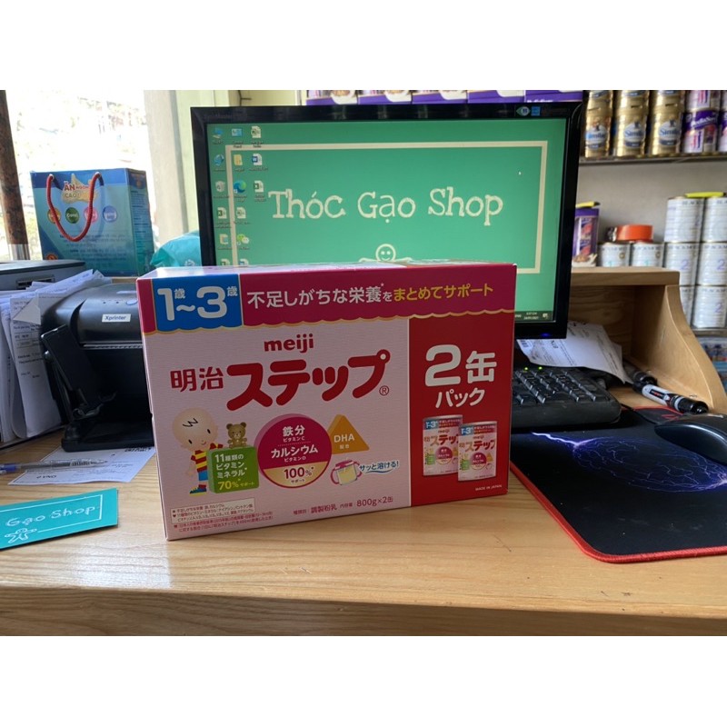 [MẪU MỚI] Sữa bột MEIJI số 9 (1-3 tuổi) lon 800gr