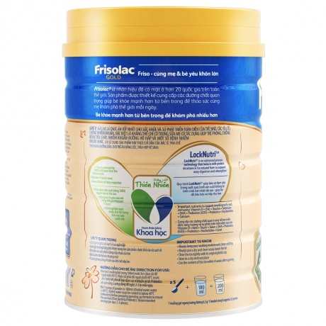 [Rẻ vô địch] Sữa Frisolac Gold số 3 900g (1 - 2 tuổi)