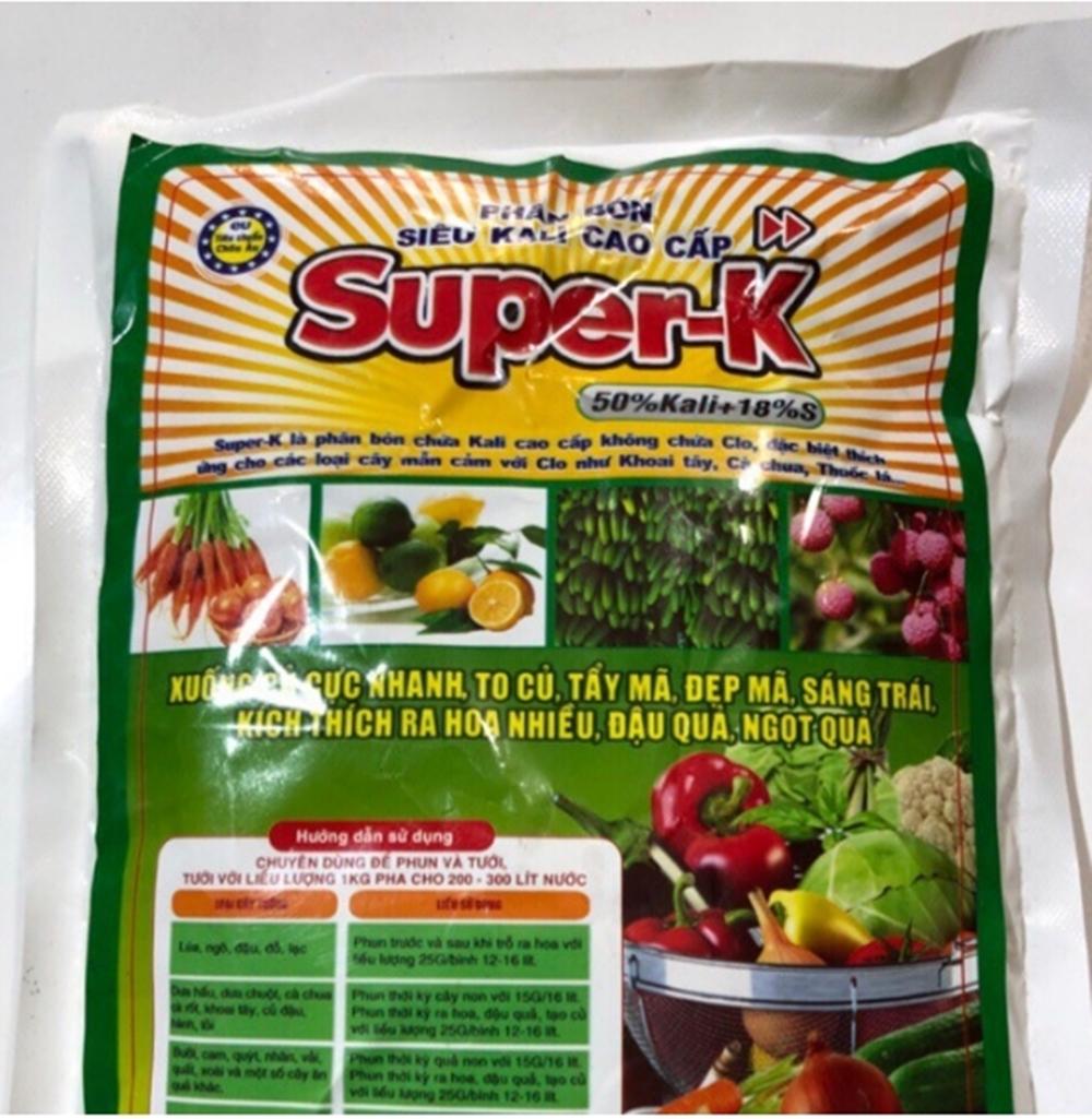 PHÂN BÓN SIÊU KALI CAO CẤP SUPER-K