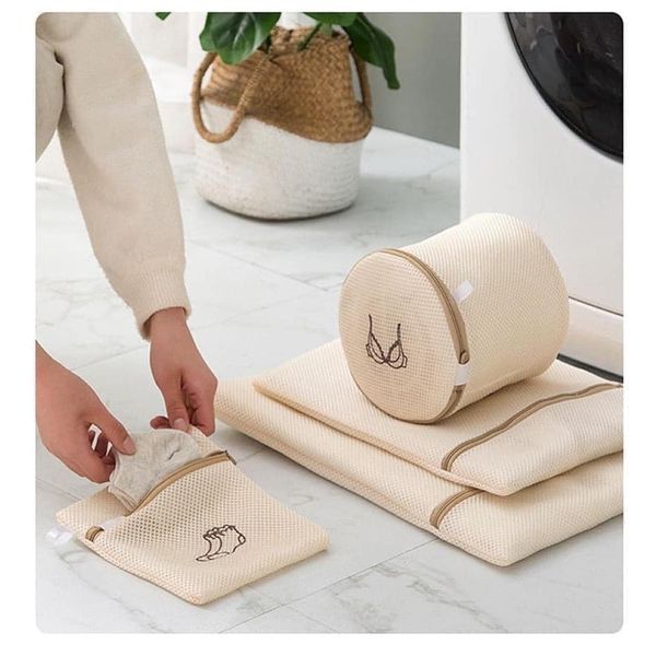 Sét Túi Lưới Giặt Đồ 6 món 3 Lớp Cao Cấp Mới Nhất (set 6 túi)