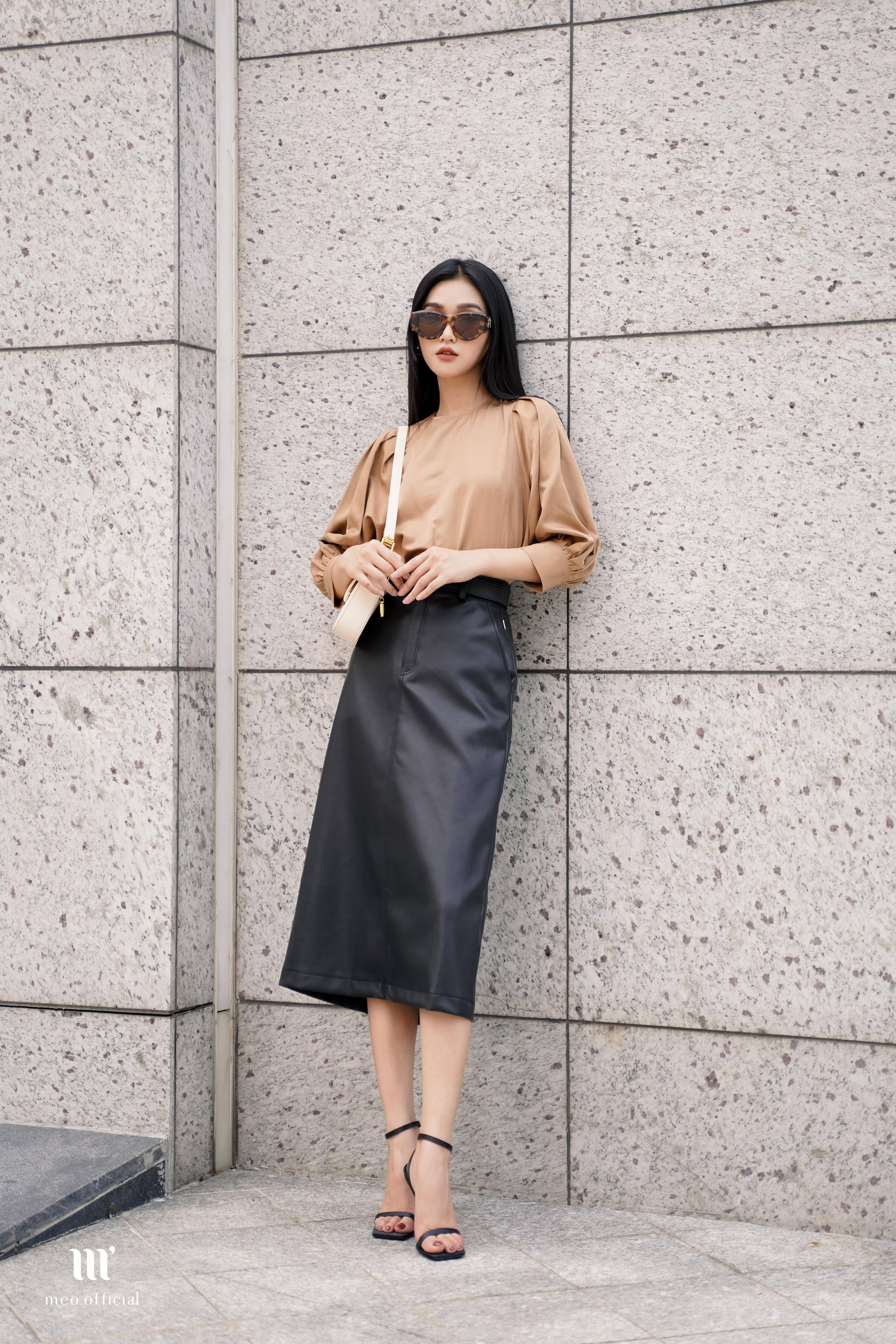 [Chỉ 10-12.10 Mua 2 giảm 6%, mua 3 giảm 9%] Chân váy nữ Méo shop dáng dài Lany