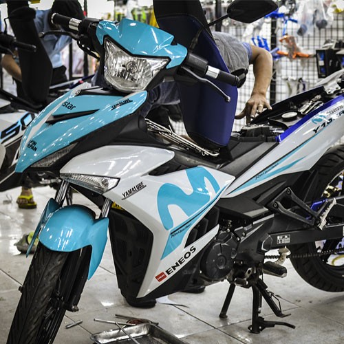 Tem trùm exciter 150 movistar xanh ngọc, tem exciter 150, team trùm exciter 150, tem xe exciter 150, team trùm ex 150, team xe exciter 150 movistar xanh ngọc