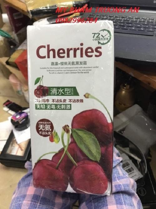 Nhuộm tóc đen Cherries chuyên gia phủ tóc bạc