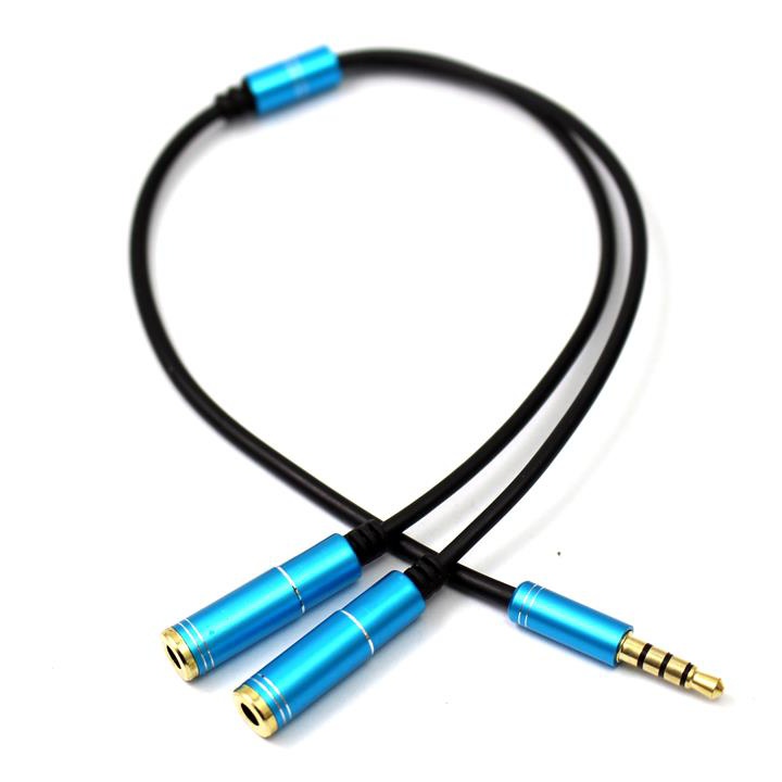 Jack chia ra 2 tai nghe 4 khấc - Jack 2 (màu ngẫu nhiên)
