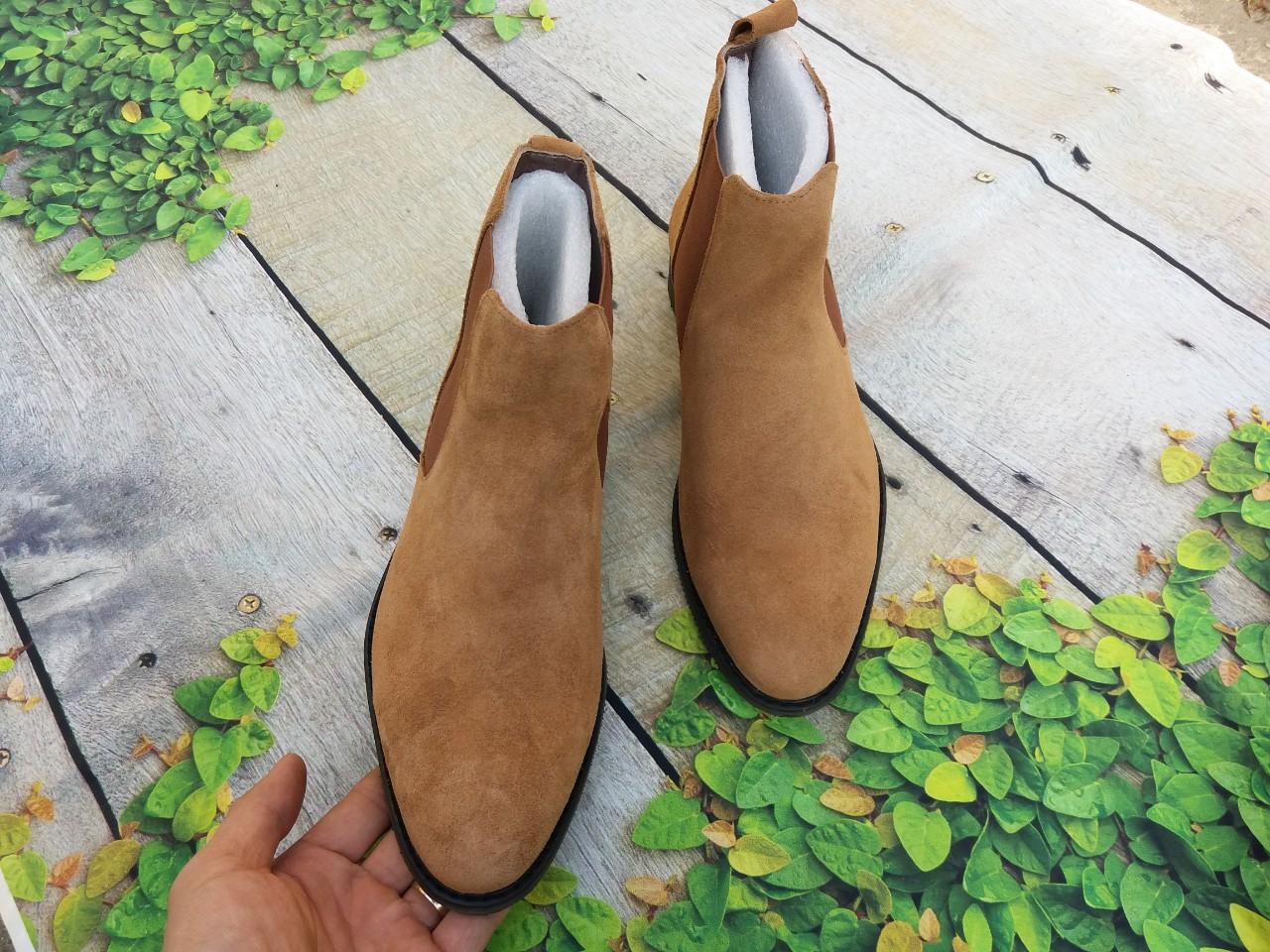 GIày bốt nam phong cách cao bồi