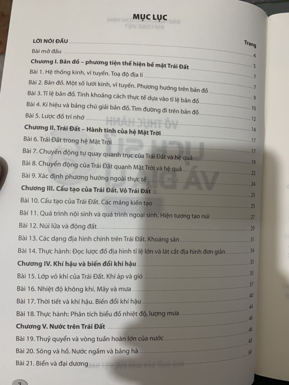 Vở Thực hành Lịch sử và Địa lý 6 ( Phần Địa lý )