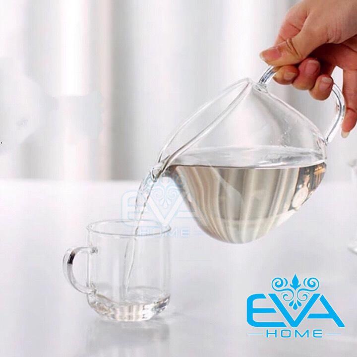 [HCM]Bình Quai Thuỷ Tinh Miệng Rót Chịu Nhiệt  550 Ml