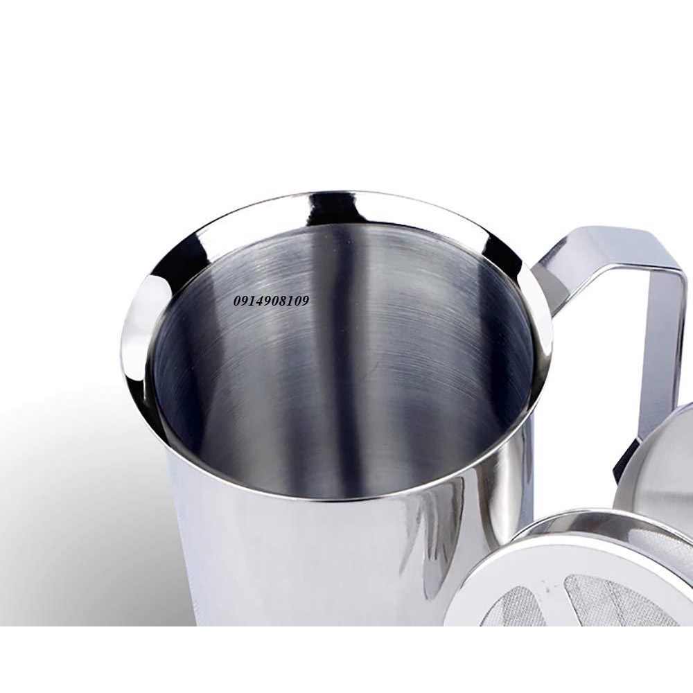 Ca inox - sục sữa lạnh tạo bọt 400ml - 800ml