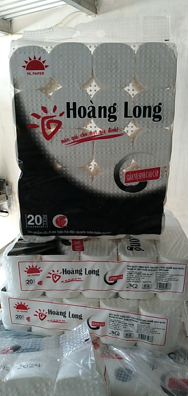 GIẤY VỆ SINH HOÀNG LONG 20 CUỘN