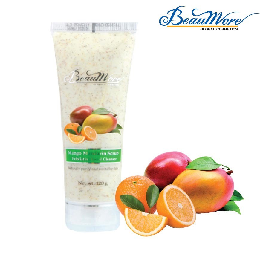 [HCM][New Beaumore] Sữa Rửa Mặt Hạt Mơ BeauMore Episode Scrub Foam Cleansing White 120g