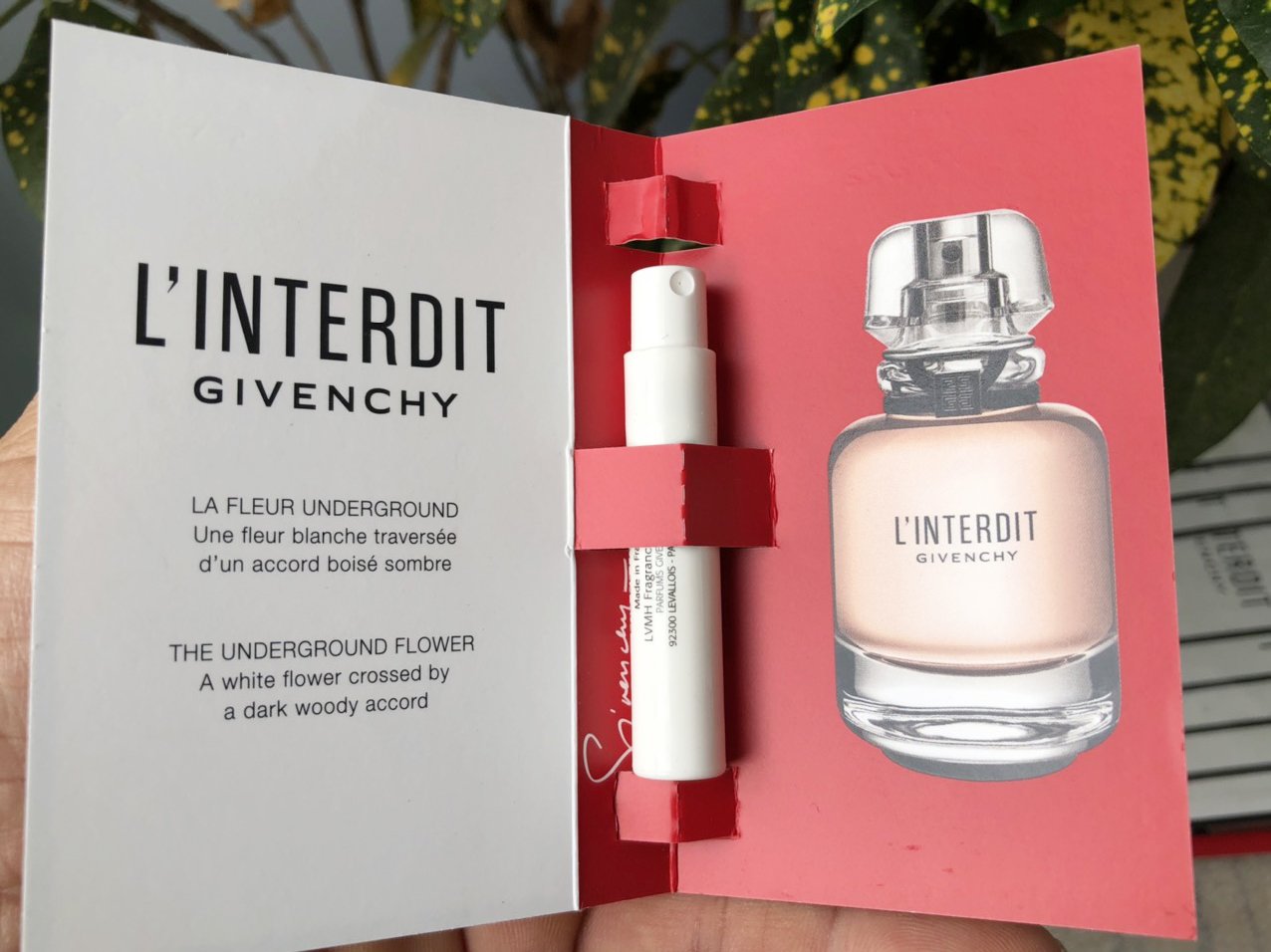 Mẫu thử Vial nước hoa Givenchy các mùi