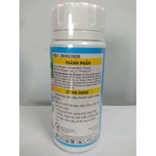 Phân bón vi lượng Canxi bo TD - chai 100ml