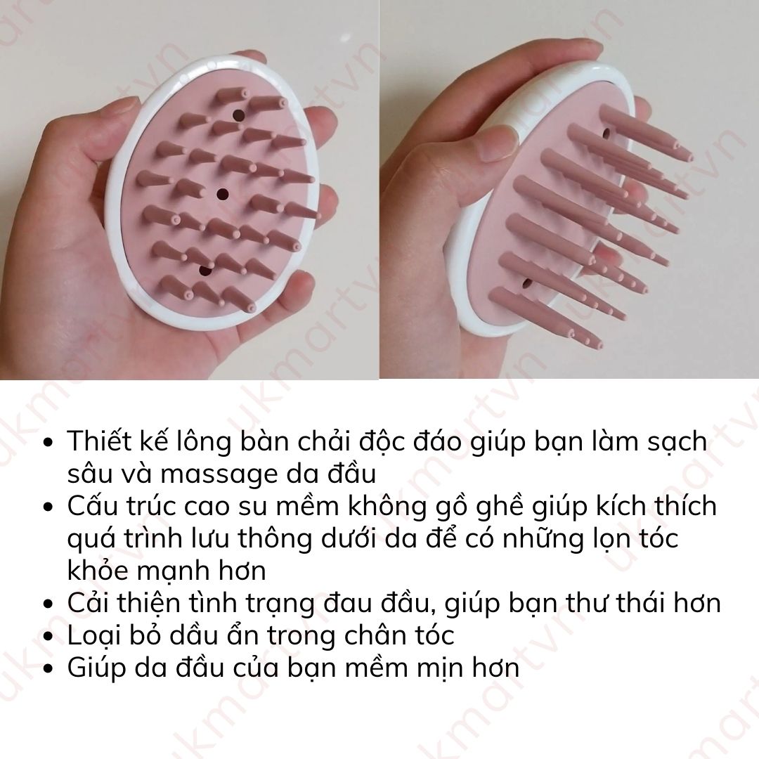 Lược Gội Đầu Massage Tsubaki - Shampoo Massage