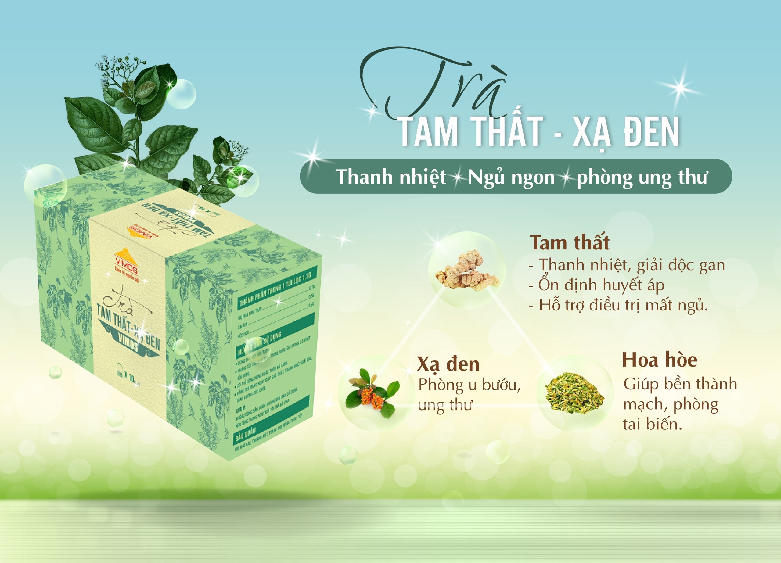 Trà Tam Thất - xạ đen