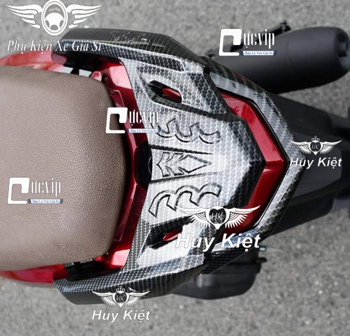 Ốp cảng sau airblade ab 2023 đời mới 160cc, 125cc, airblade 2020 - 2023 carbon ms2492