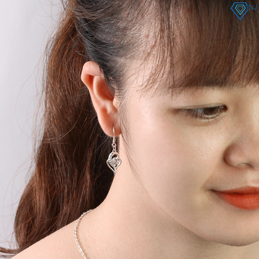 Khuyên tai nữ bạc 925 đẹp BTN0132 - Trang Sức TNJ