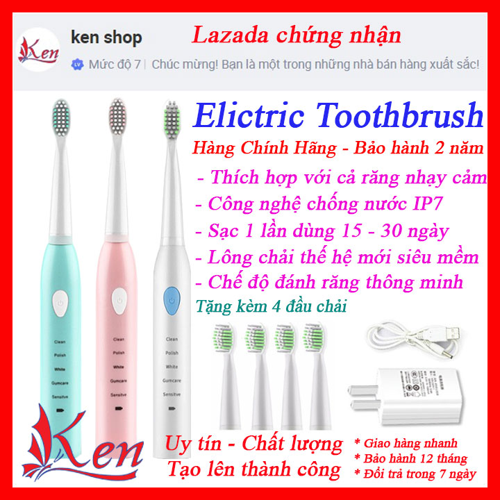 >> BÁO GIÁ MÁY XỊT RĂNG PHILIP | Shopee Lazada Sendo Tiki mới nhất 72 Bàn chải đánh răng điện ELICTRIC TOOTHBUSH, bàn chải kẽ răng, máy đánh răng lông mềm, bài chải đánh răng tự động thích hợp cho người lớn và trẻ em, chất hơn bàn chải điện oral b, philips, xiaomi...