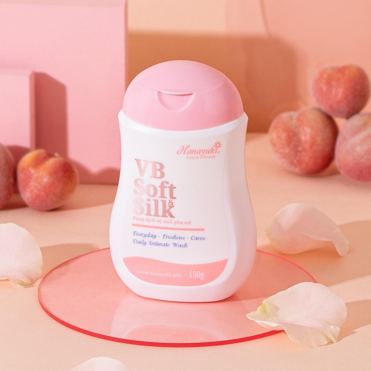 Dung Dịch Vệ Sinh Phụ Nữ VB Soft Silk Hanayuki 150g