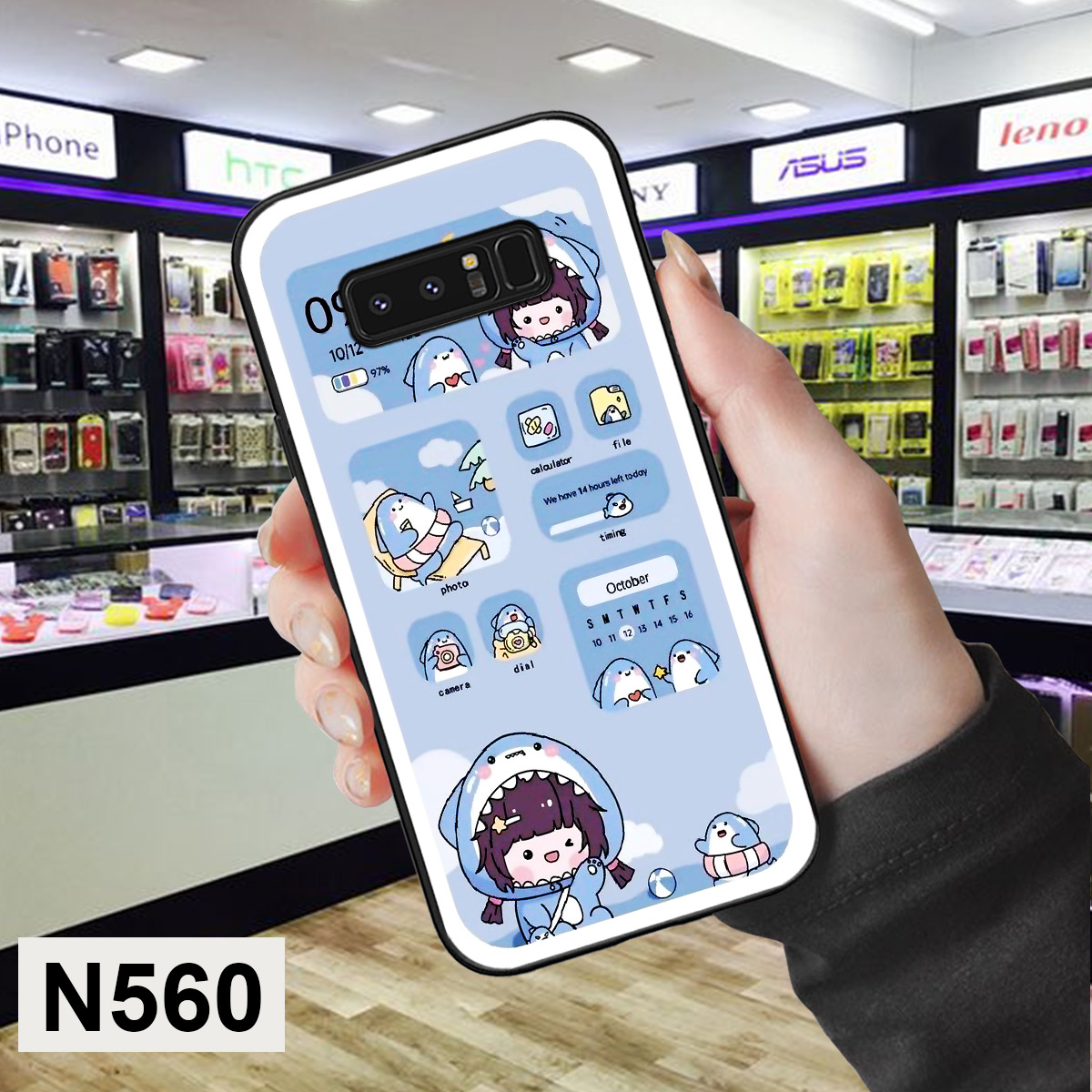 Ốp Samsung Note 8 / note 9 in hình gấu 3D sêu dễ thương cute