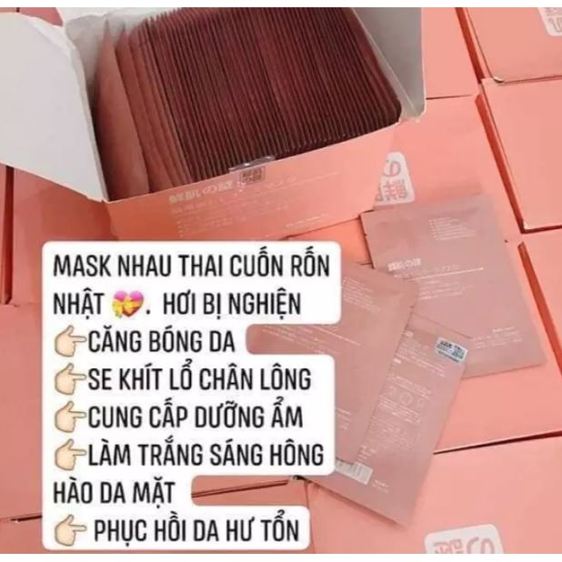 [HCM]COMBO 10 Mặt Nạ Dưỡng Da Trắng Mịn Nhau Thai Cừu Nhật Bản Rwine Beauty- Mask Nhau thai Chăm Sóc Giảm Nám Tàn Nhang Ngừa Mụn Và Chống Lão Hóa Da - Chính Hãng