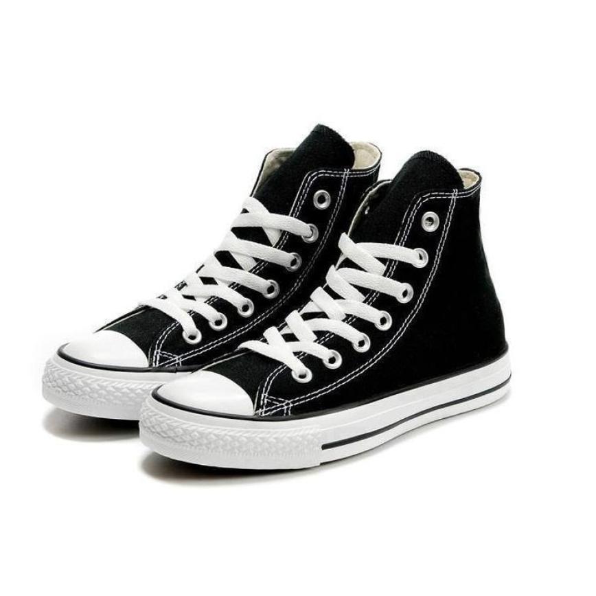 Giày Vải Sneaker Thể Thao CV Cổ Cao Đen Nam giá rẻ