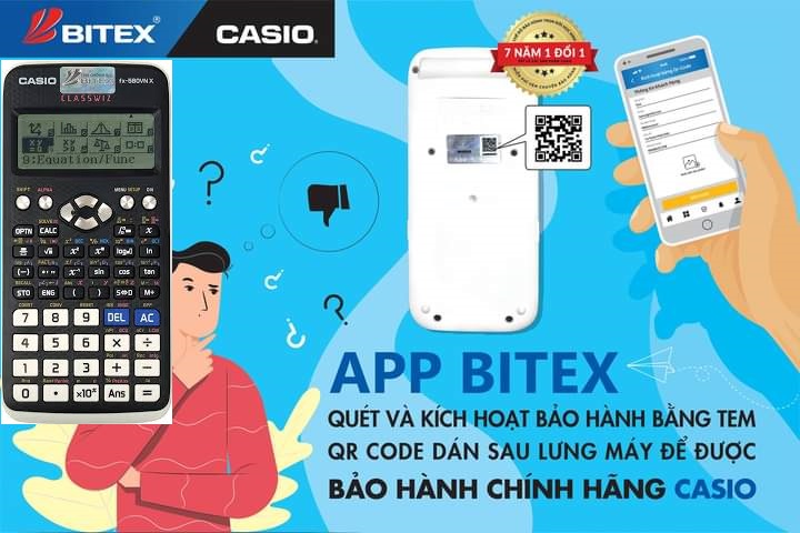 Máy Tính Casio FX 580VN X - Bảo hành 7 năm [CHÍNH HÃNG]