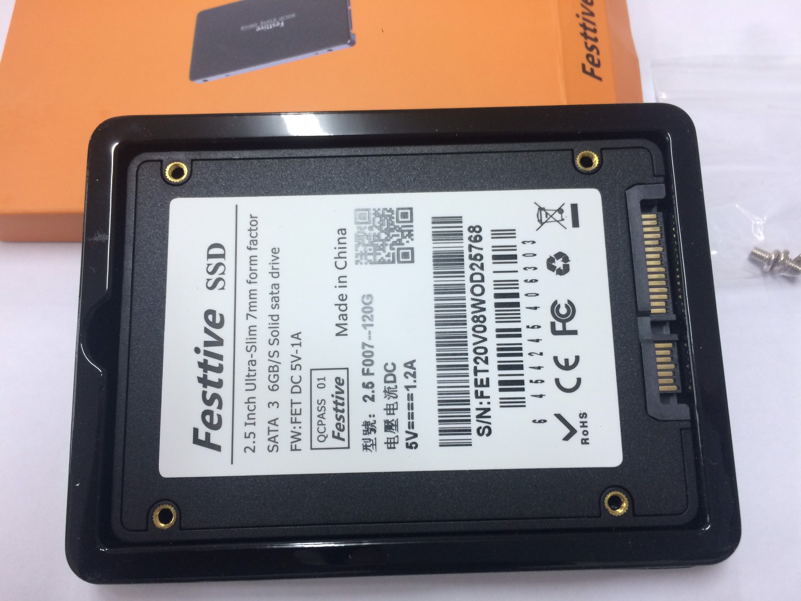 Ổ cứng SSD 120Gb Festtive - Chính Hãng