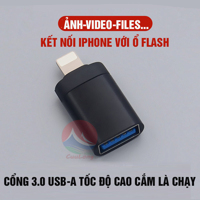 OTG Lightning To USB 3.0 Adapter