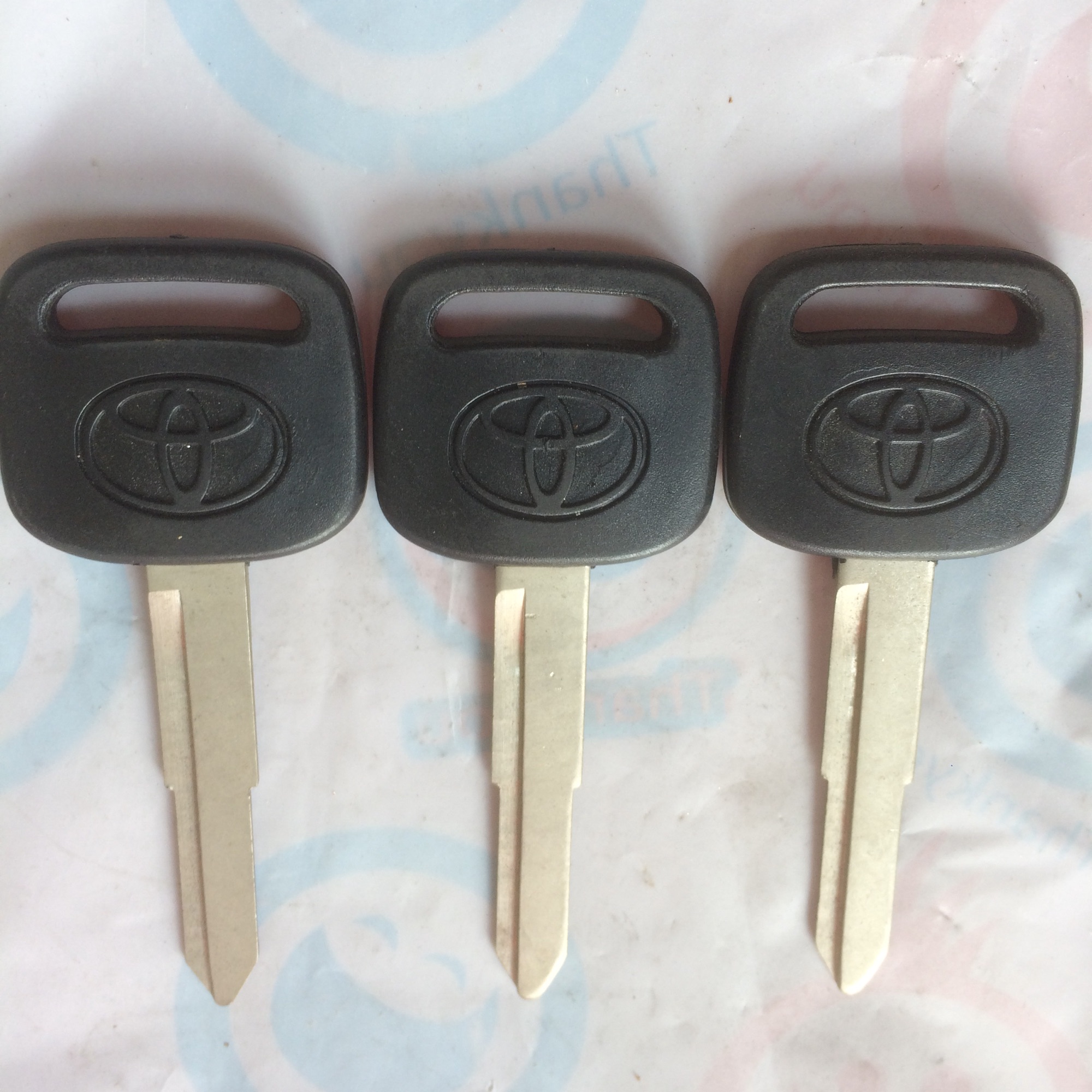 Phôi chìa khoá Ô.tô loại rảnh phải ( combo 3 chìa )