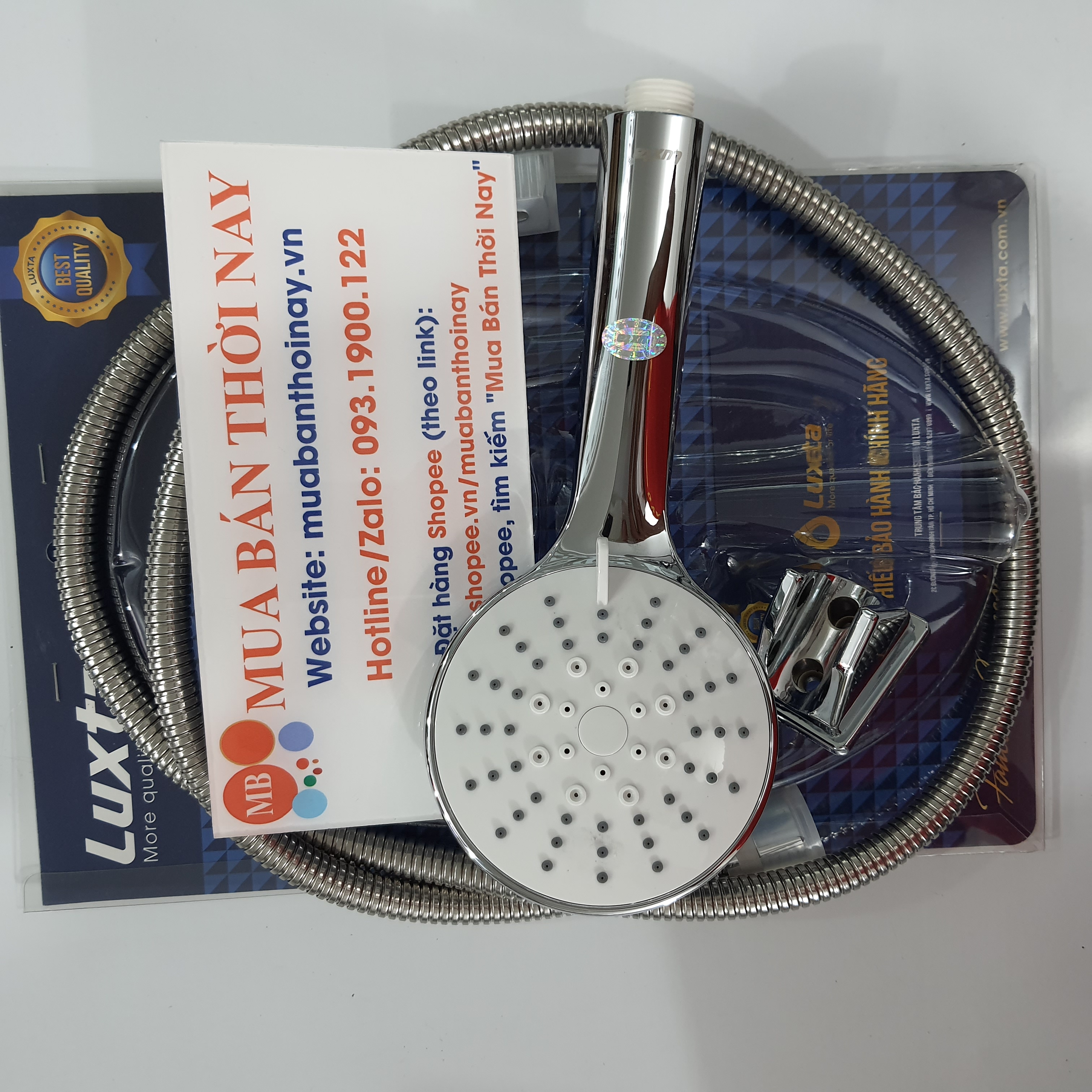Bộ dây tay sen cao cấp 3 chế phun Luxta TX22 bảo hành chính hãng 12 tháng
