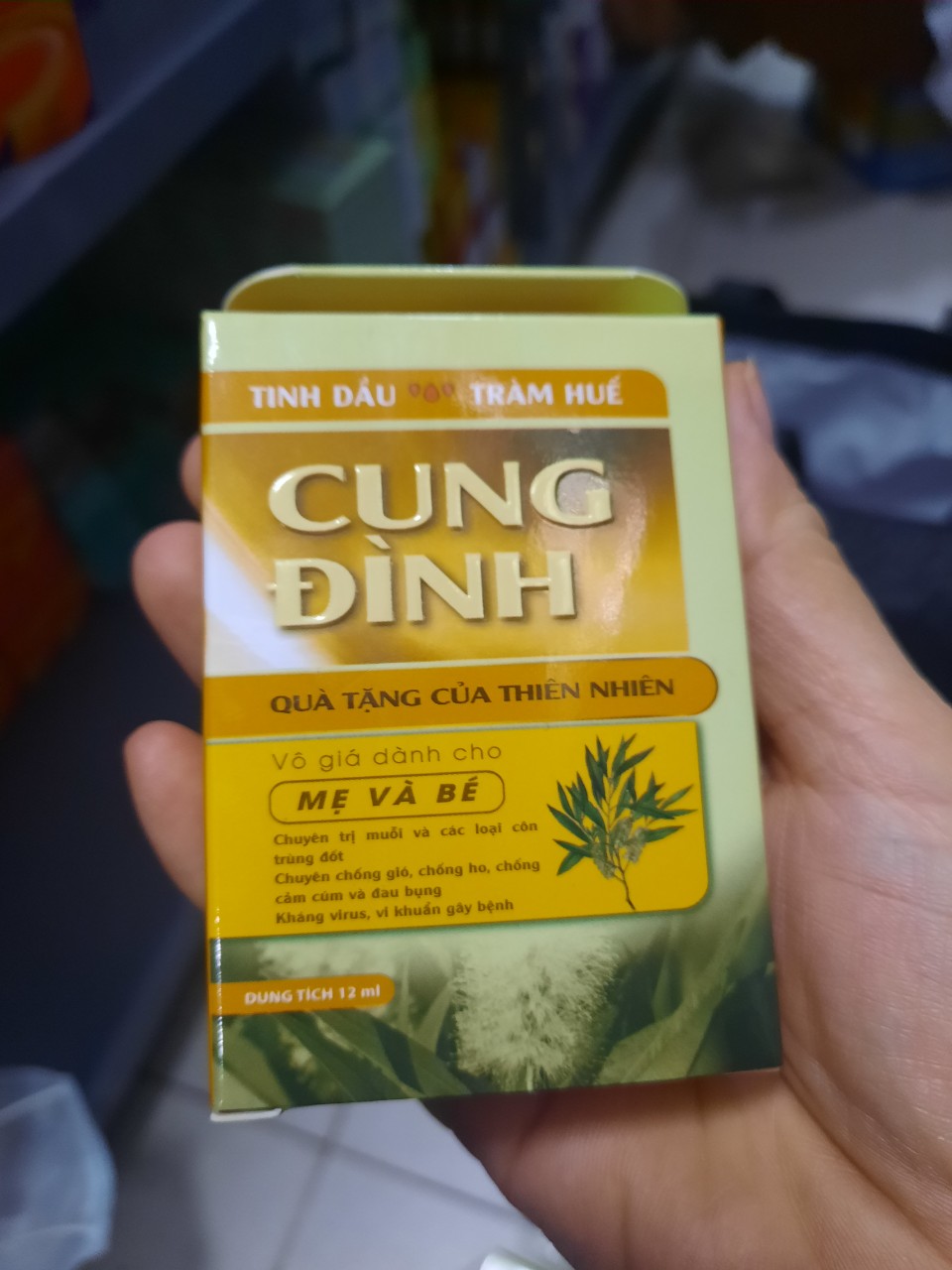 TINH DẦU TRÀM HUẾ CUNG ĐÌNH 12ML