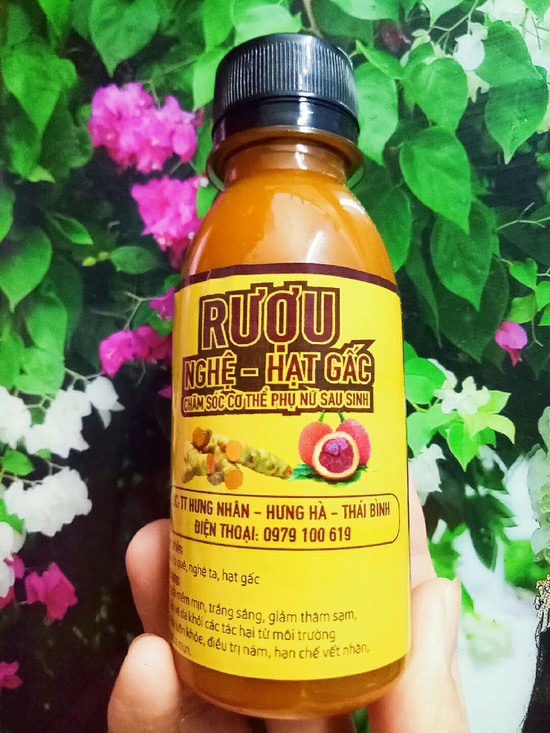100ml Cốt nghệ hạt gấc dưỡng da mặt