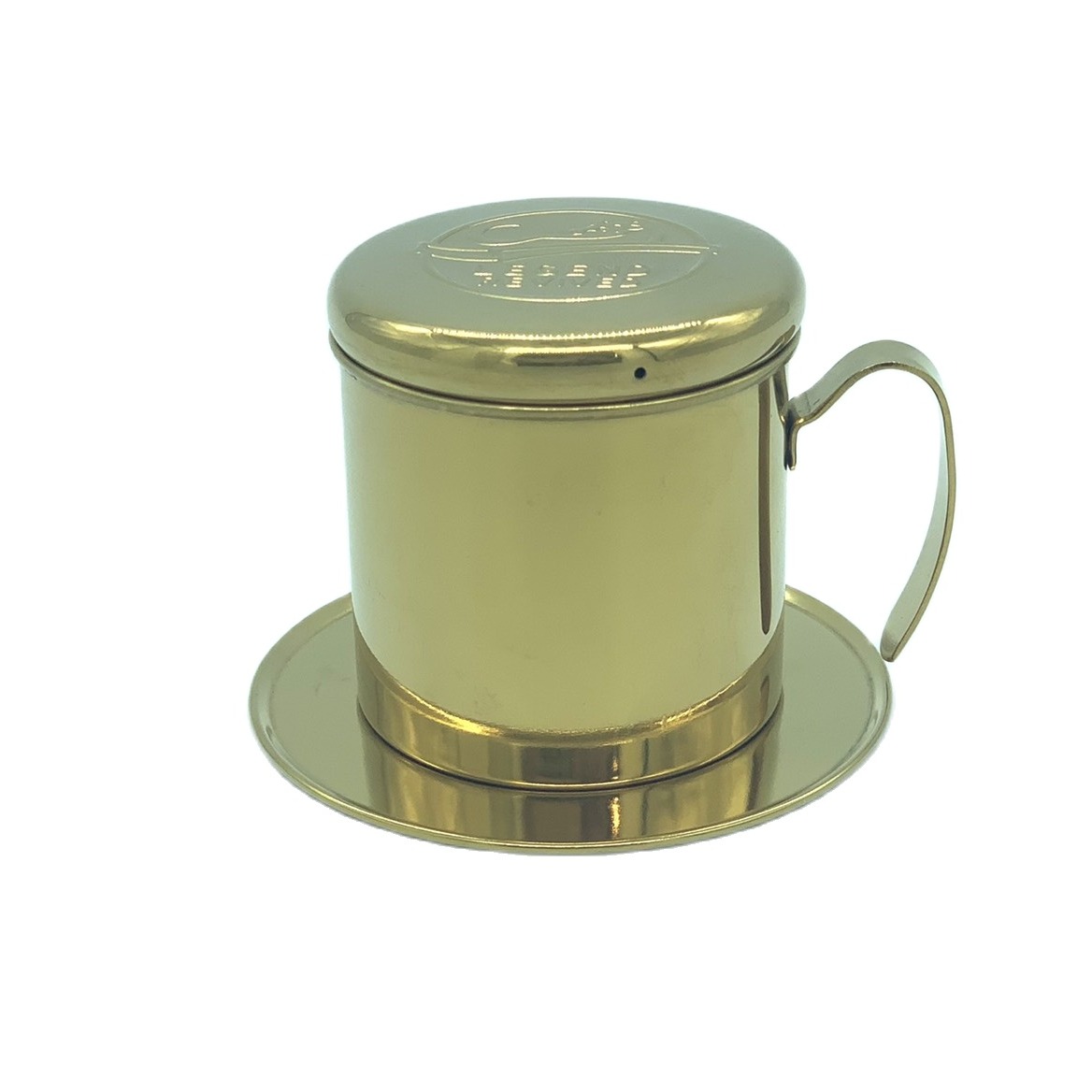 Phin pha cà phê Inox cao cấp( Inox 304) - In logo Con Chồn