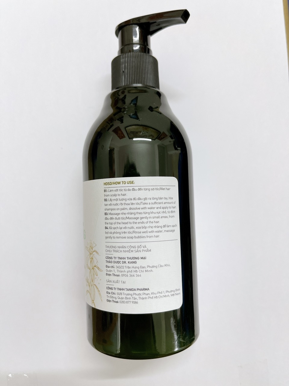 Dầu gội thảo dược DR.KANG 300ml