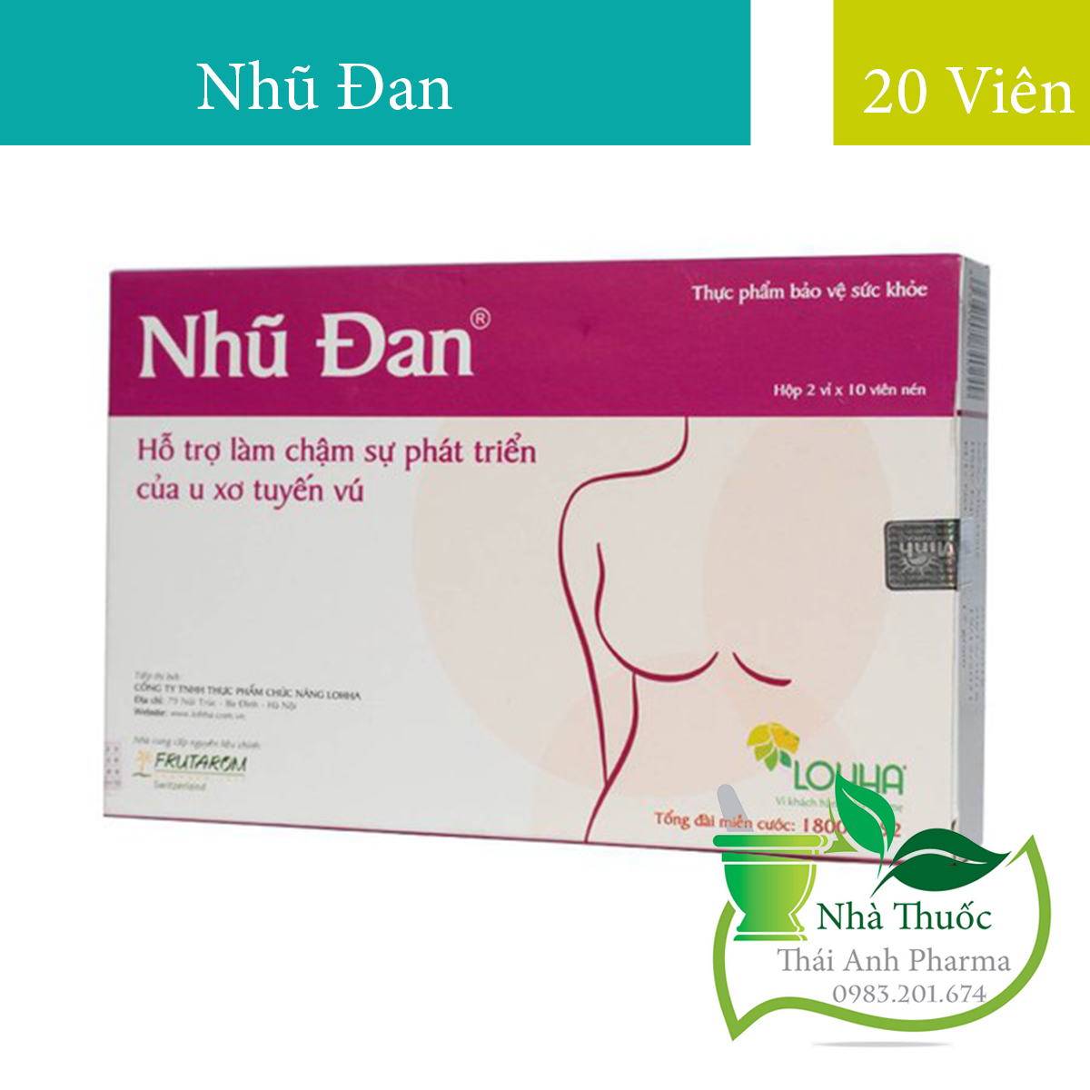 Nhũ Đan Hỗ Trợ Phòng Ngừa U Vú