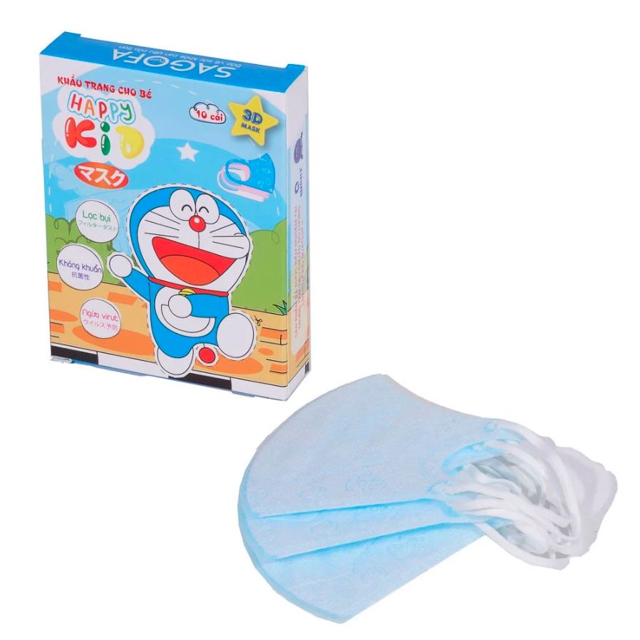 Khẩu Trang Y Tế Happykid Khẩu Trang Em Bé ( hộp 10 cái)