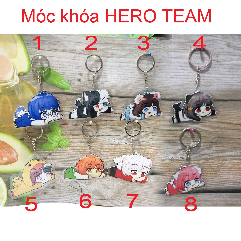 Móc khóa Hero Team