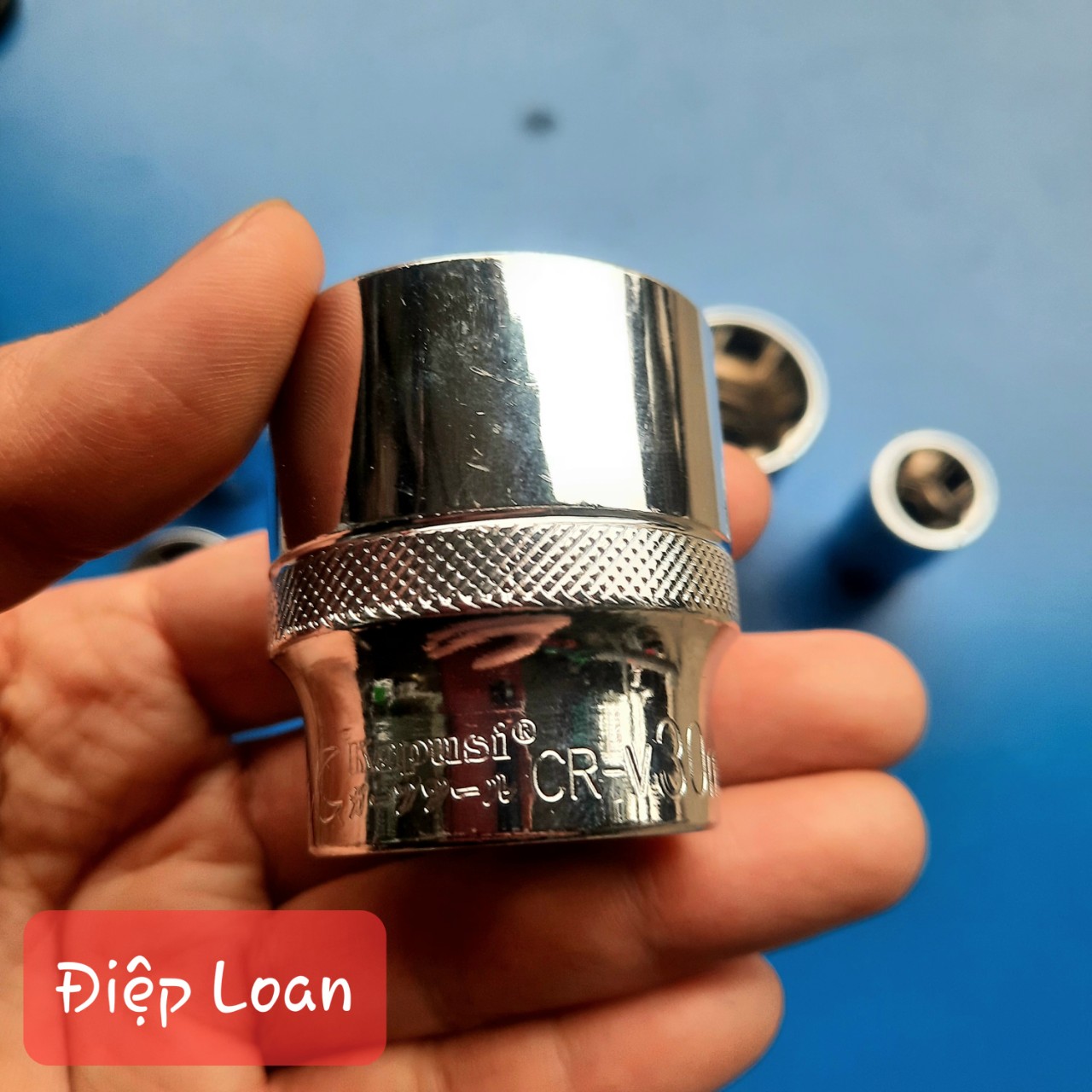 Đầu tuýp, đầu khẩu vặn ốc máy Nhật Siêu cứng kapusi chân khẩu 1/2 inch- Khẩu lục giác ngắn đủ số 18mm- 30mm( giá 1 cái /loại)