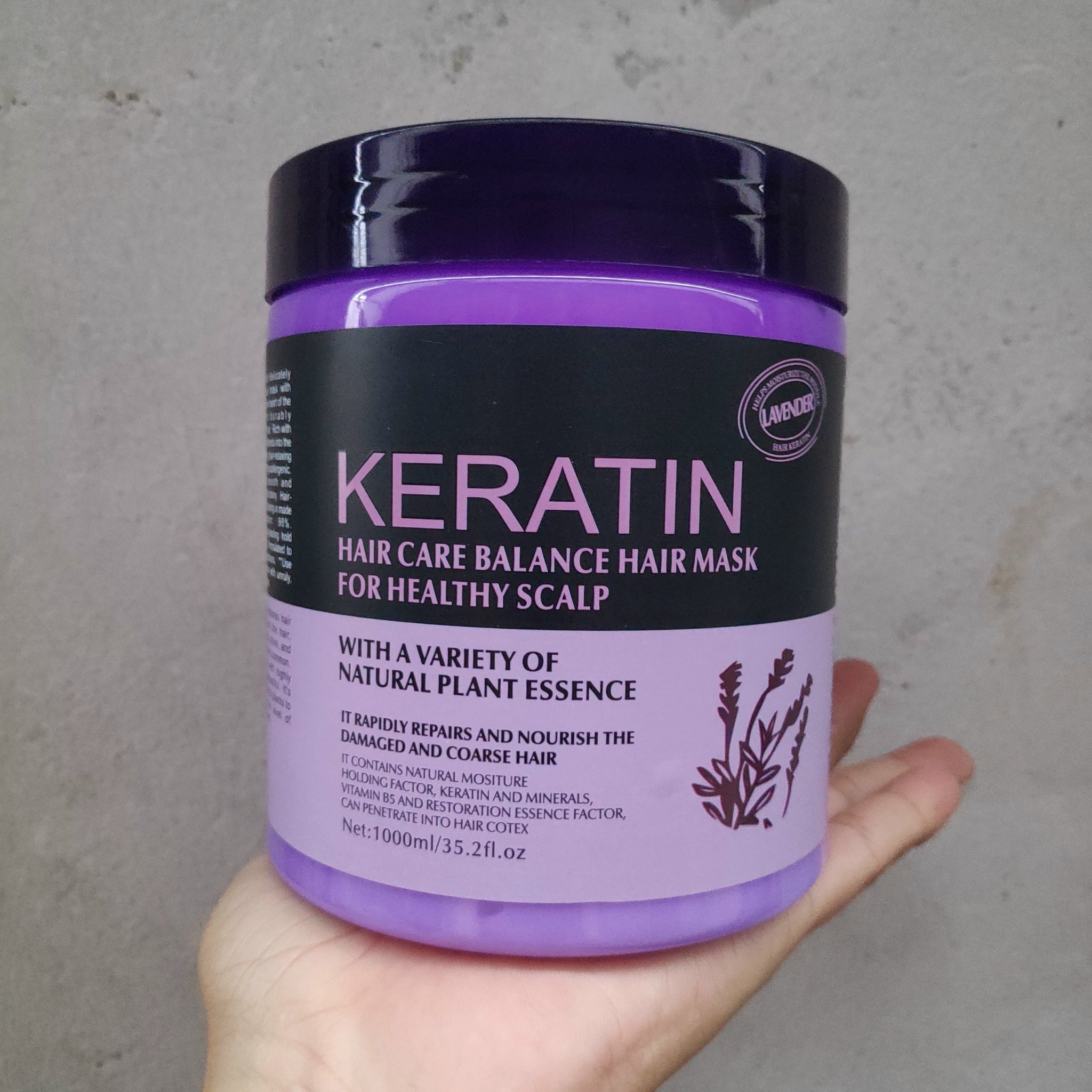 Hấp dầu keratin phục hồi tóc