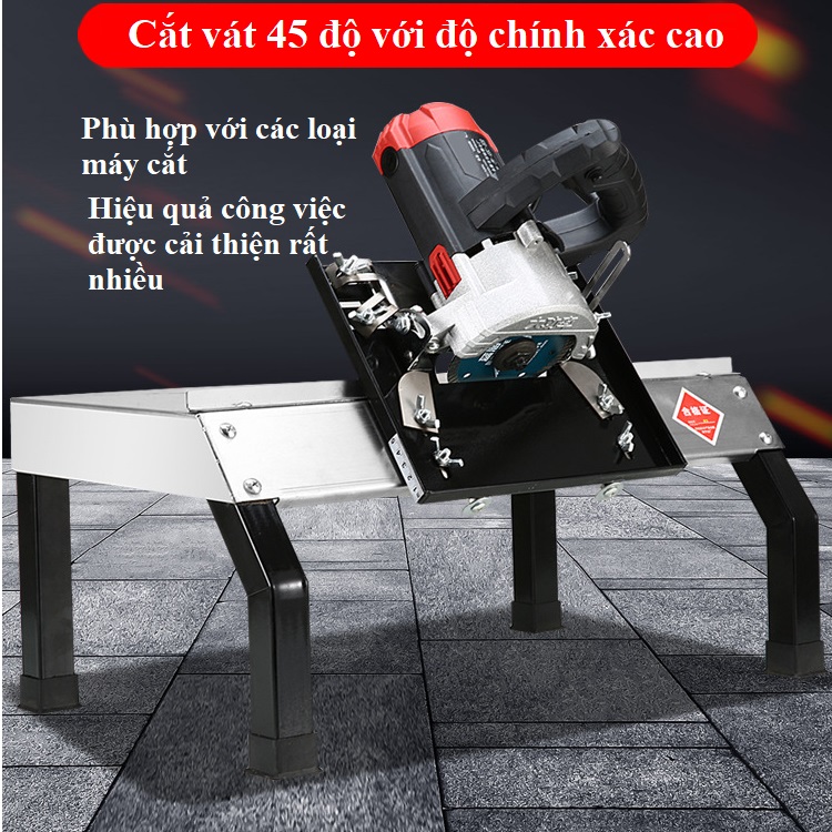 Bàn líp gạch -cắt gạch 45 độ có tay hít