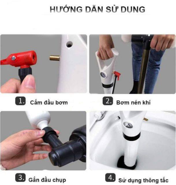 Dụng cụ thông tắc bồn cầu