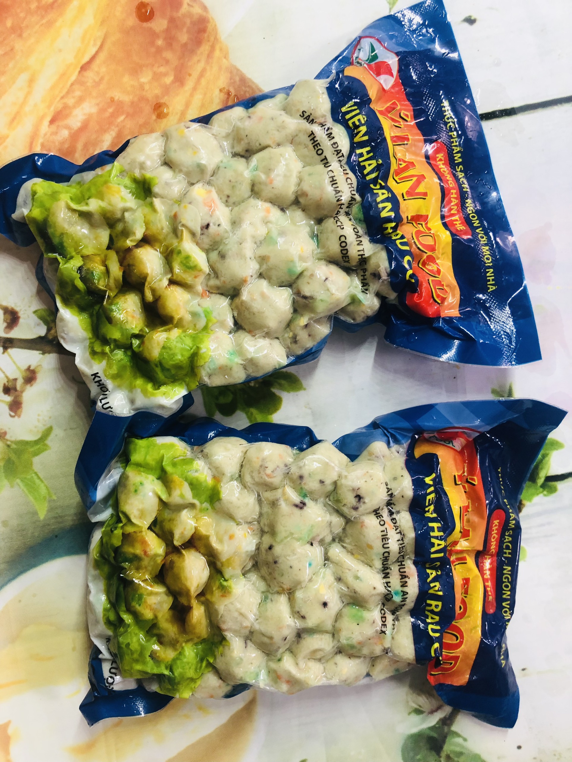 100g Viên hải sản rau củ