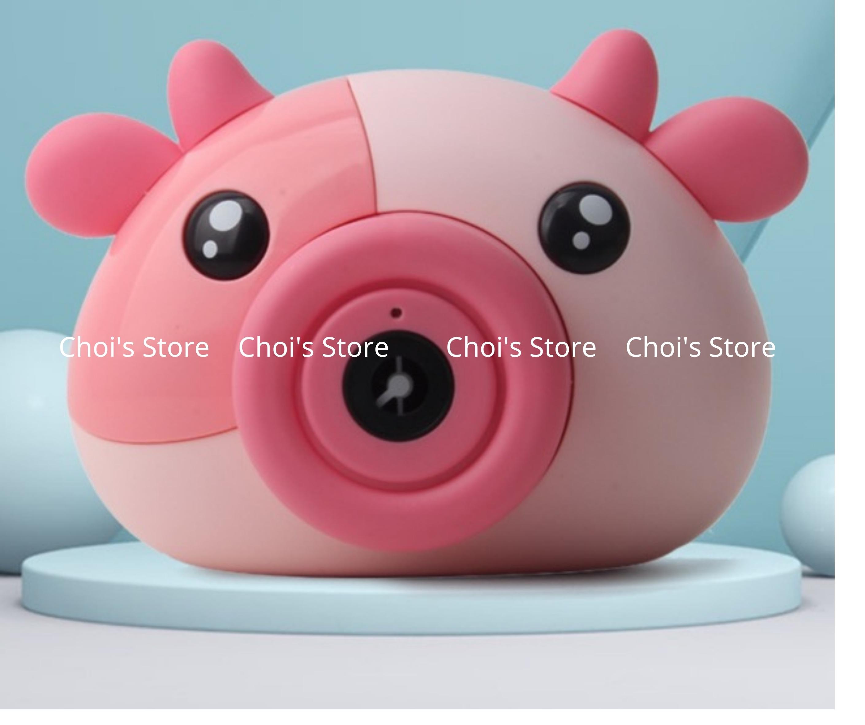 Đồ chơi thổi bong bóng tự động hình máy ảnh