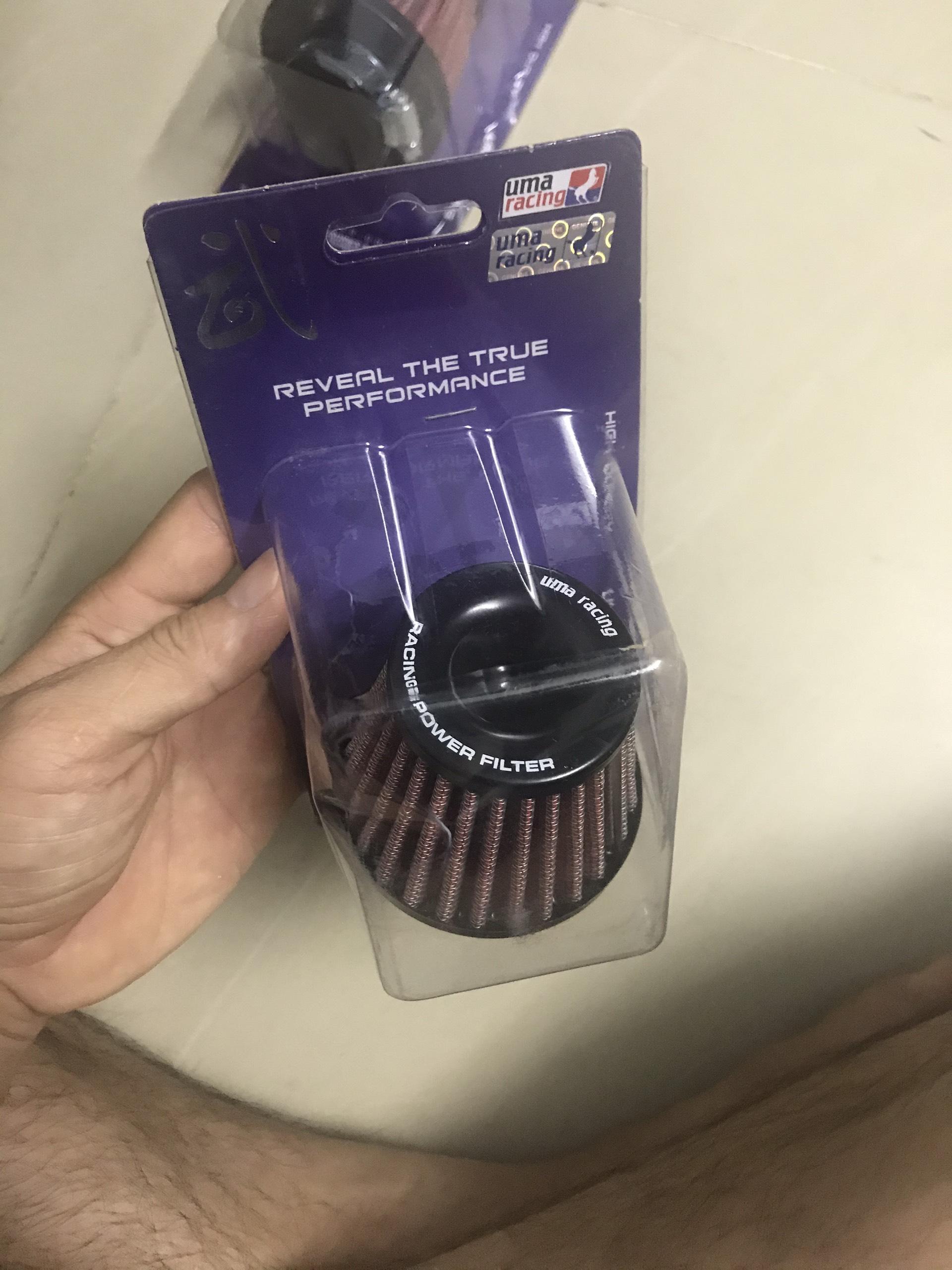Pô Air Tăng Tốc, Lọc Gió UMA Racing Real Cho Xe Máy size 38mm