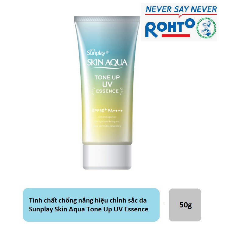[HCM]Tinh chất chống nắng hiệu chỉnh sắc da Mint Green Sunplay Skin Aqua Tone Up UV Essence 50ml