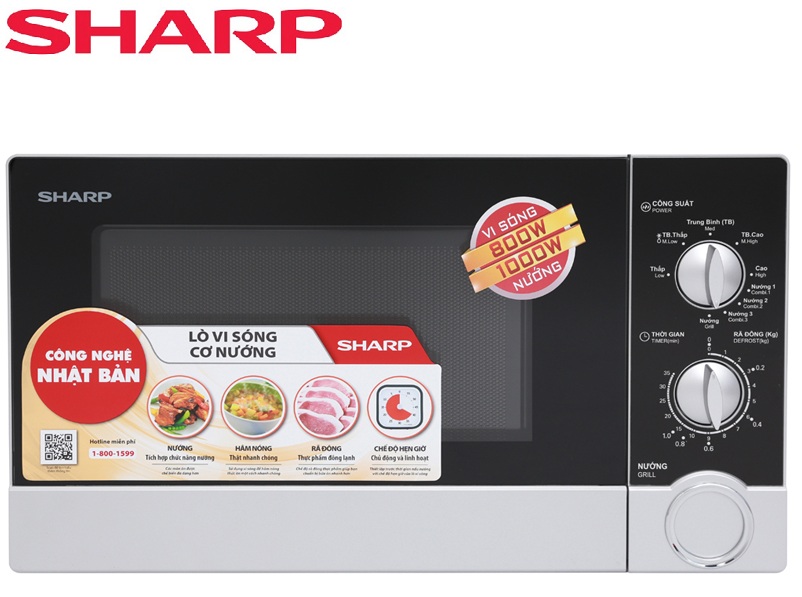 Lò vi sóng Sharp R-G302VN-S 23 lít