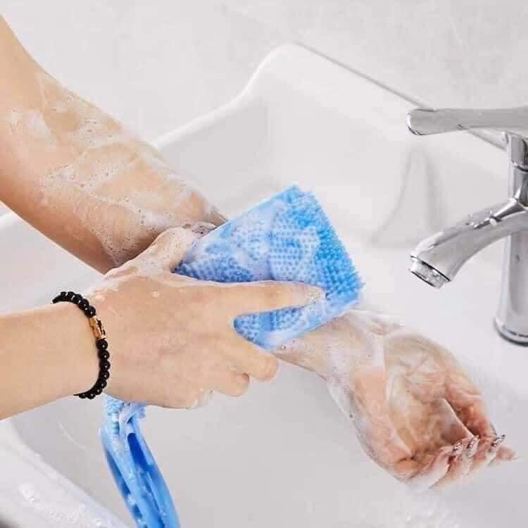 Dụng cụ kỳ lưng silicon