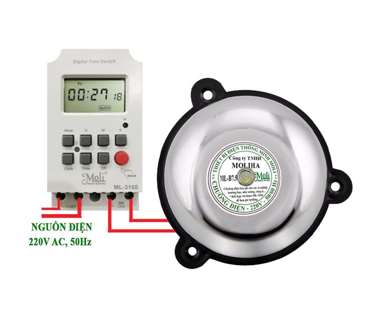 BỘ CHUÔNG HẸN GIỜ TAN CA, TAN LÀM XÍ NGHIỆP NHÀ XƯỞNG